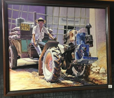 15-Chinese Worker and Tractor